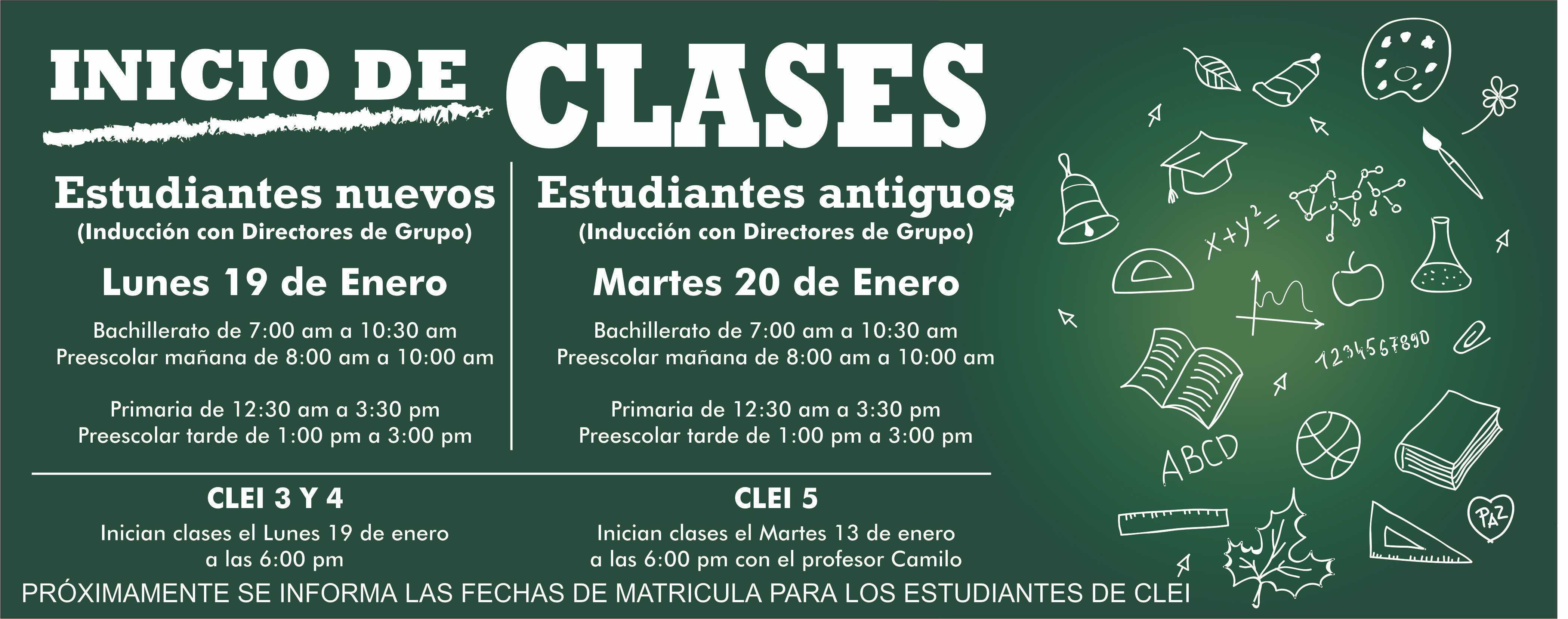 inicio clases